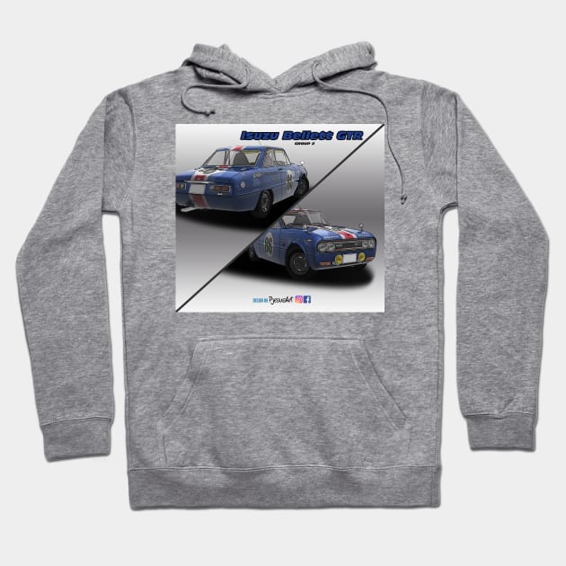 Isuzu Bellett GTR Group 2 Hoodie by PjesusArt